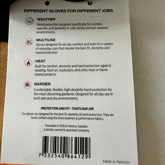 Hestra Gloves Yard Work Kobolt  Golden Flex size 11 - Picture 4 of 4